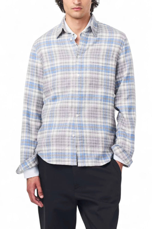 Nn07 - Arne Plaid Button Shirt