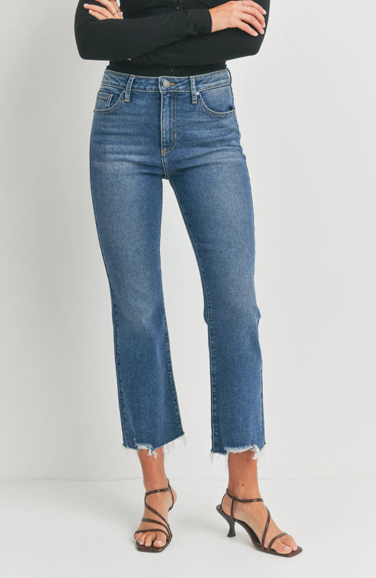 Just Black Denim - Vintage Crop Flare Jean