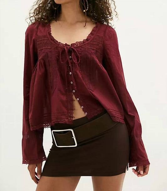 Free People - Long Sleeve Evermore Top
