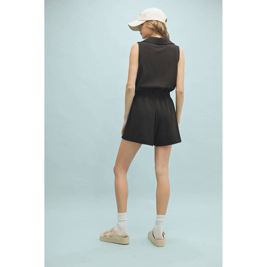 Wishlist - Women's Athlete Collared Romper