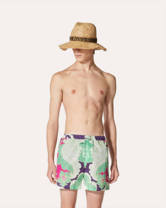 Valentino - World Arazzo Printed Swimwear Short