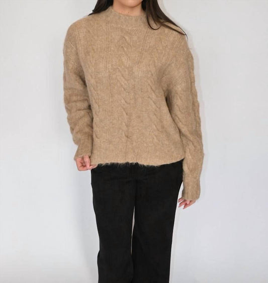 Astr - Violetta Textured Crochet Sweater