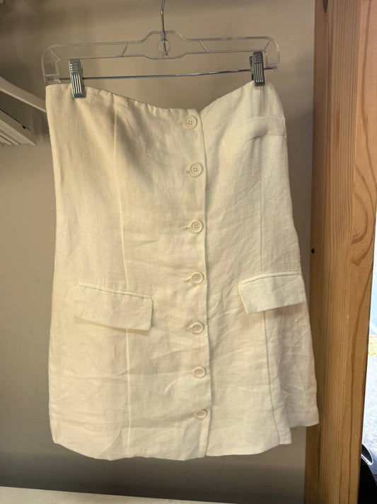 Olivaceous - Strapless Mini Dress