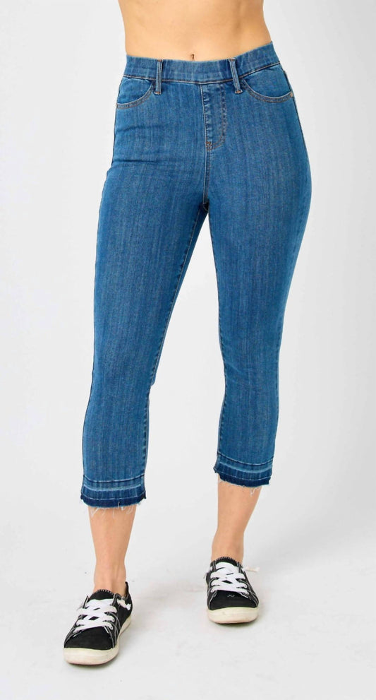 Judy Blue - Pull On Denim Capri Pants