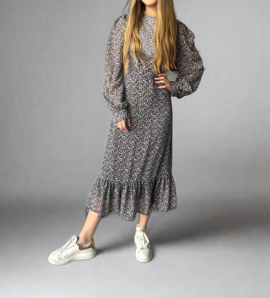 Roslyn - Floral Micro Print Dress