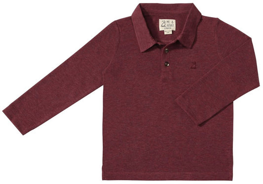 Me & Henry - Boy's Spencer Long Sleeve Polo Shirt