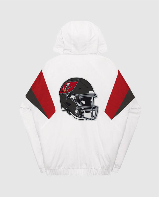 Starter - Men's Tampa Bay Buccaneers The Breakaway Nylon Half-zip Jacket