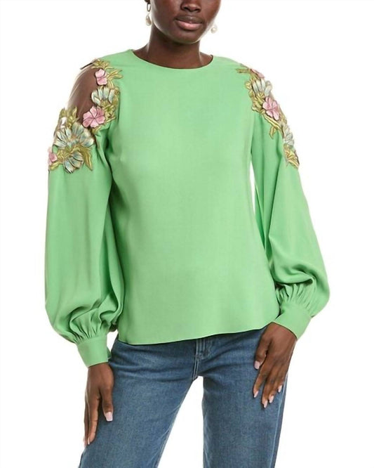 Oscar De La Renta - Silk-blend Blouse