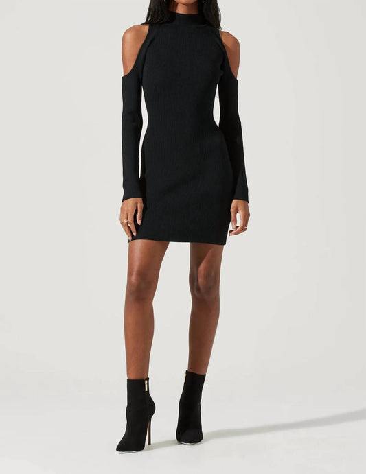 KADE SHOULDER CUTOUT MINI DRESS