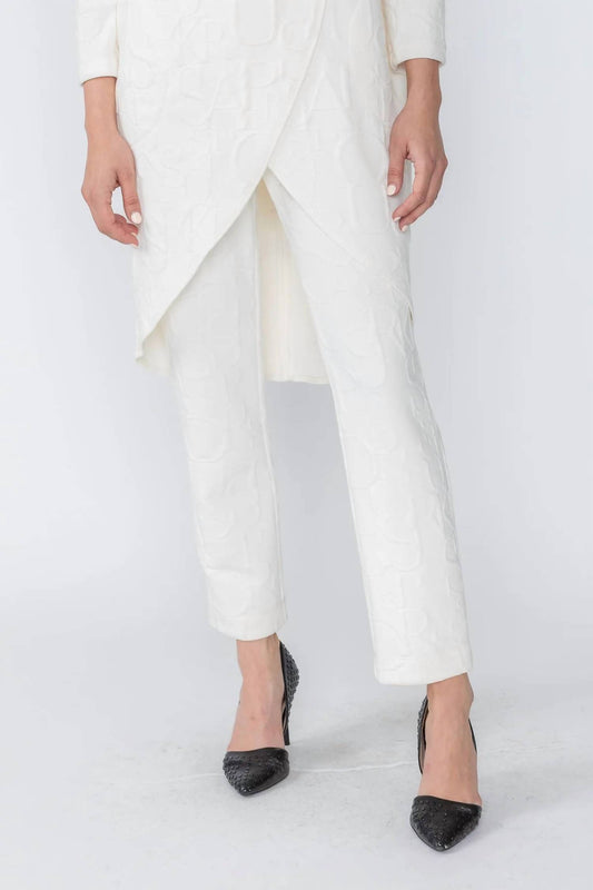 Ic Collection - Women's Waist Elastic Slim Fit Pants