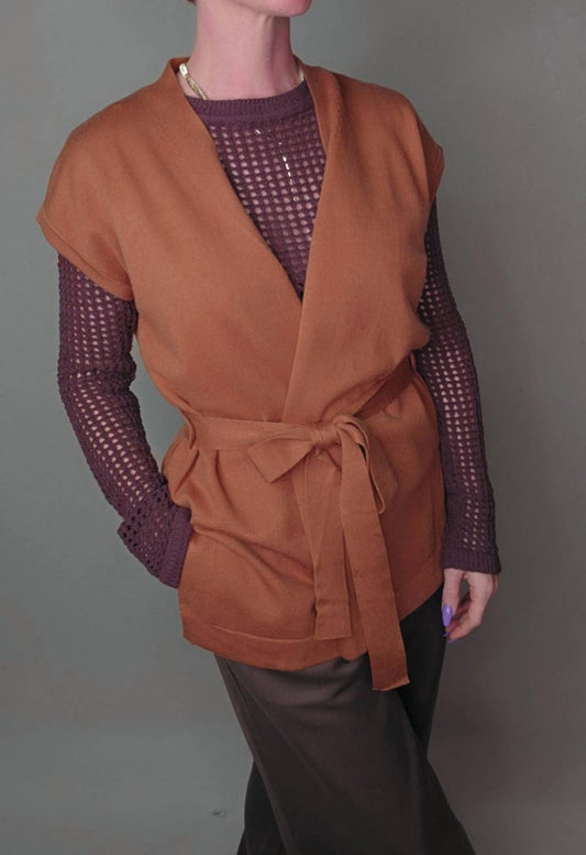 Pinch - Front Tie Blazer Vest