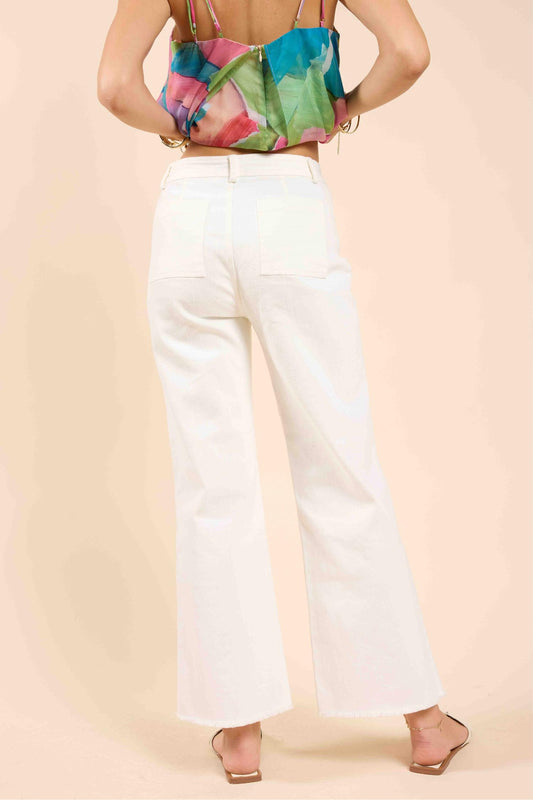 Sadie & Sage - Clear Eyes Wide Denim Jeans