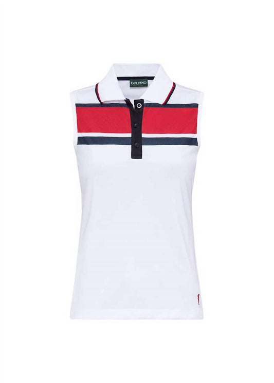 WOMEN'S NEW CLUB SLEEVELESS POLO