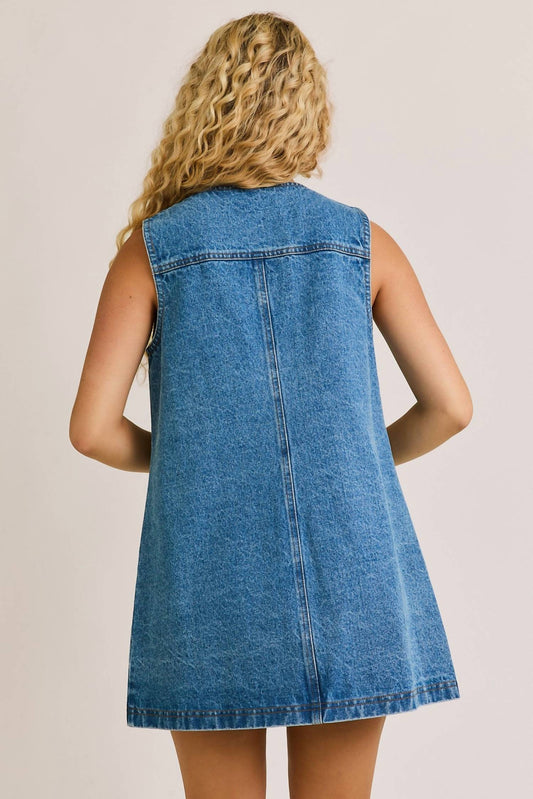 Le Lis - Button Down Denim Dress