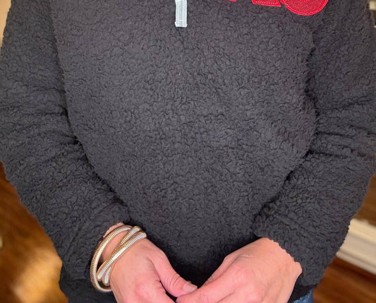 Locale - Kc Sequin Sherpa Sweater