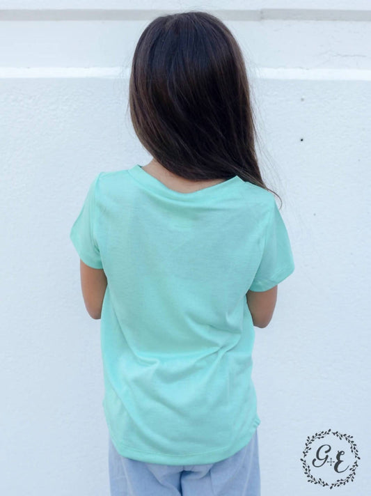 Southern Grace - Girl's Tangled V-Neck Basics Shirt