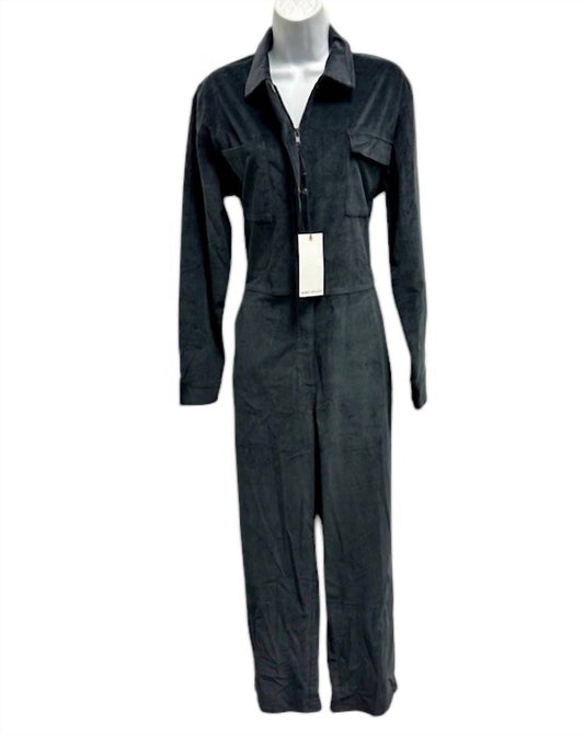 Rivet Utility - Women's Big Wig Corduroy Long Sleeve Jumpsuit