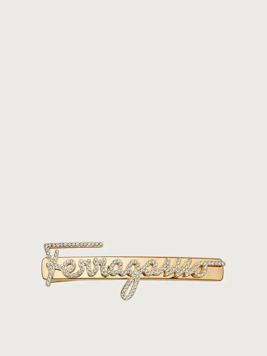 Salvatore Ferragamo - Women's Fantasia Hairclip With Crystal Logo