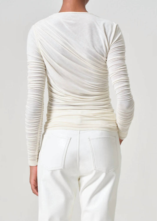 Agolde - Tania Twist Long Sleeve Top