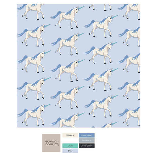 Kickee - Bamboo Print Twin Sheet Set