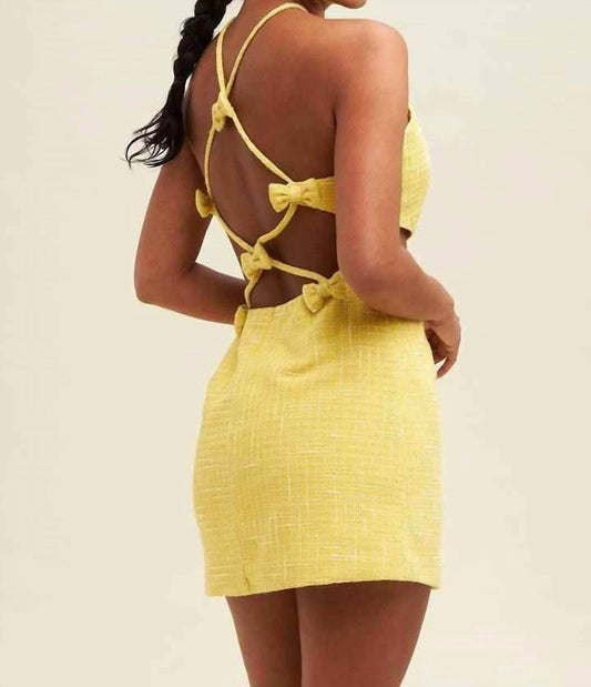 Luxxel - Bow Cutout Mini Dress