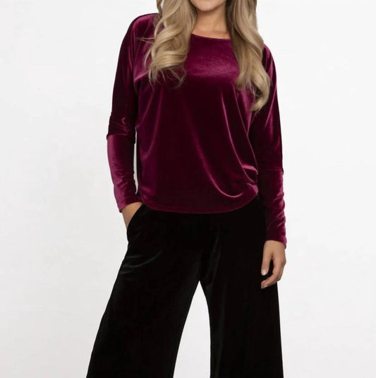 Sympli - Velvet Savvy Nu Cinch Top