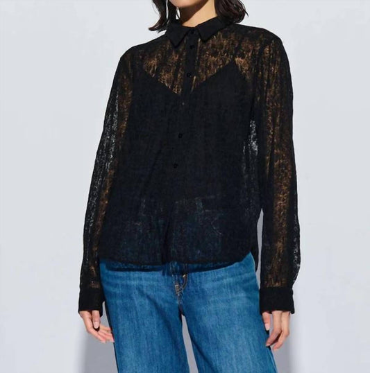 Nation Ltd - Lace Button Down Shirt