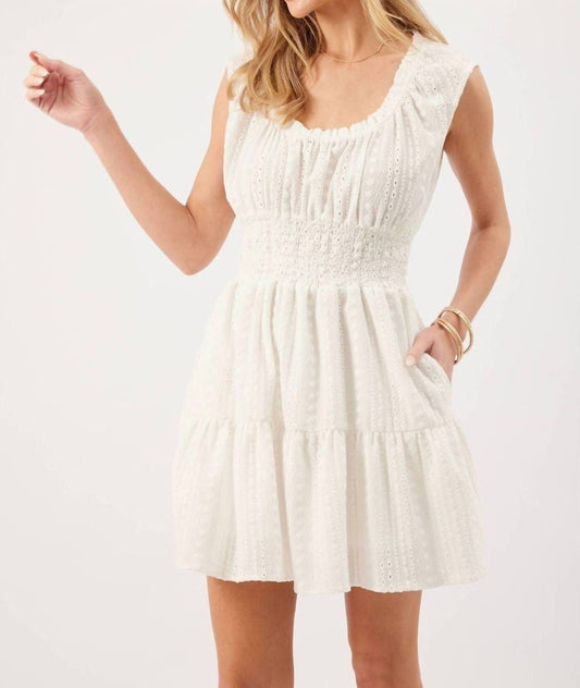 Kylie Paige - Crystal Scoop Mini Dress