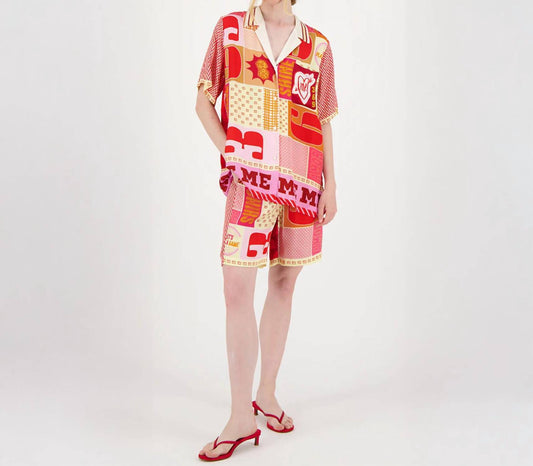 Me369 - Women's Lilian Knit Collar Shirt