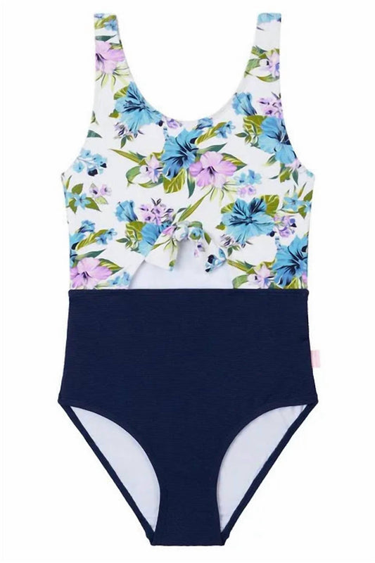 Seafolly - Girls Vanuatu Bow Front One Piece