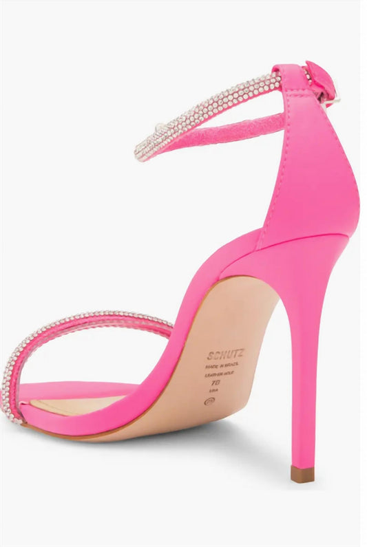 Schutz - Women's Fabienne Glam Crystal Embellished High Heel Sandal