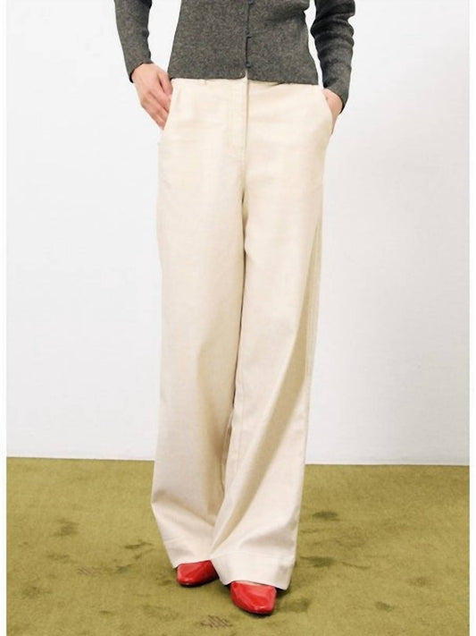 Frnch - Winter Woven Wide Leg Pant