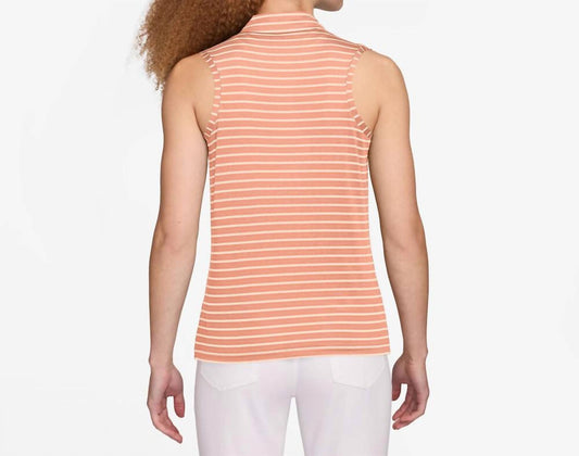 Nike - Women's Dri-FIT Victory Sleeveless Striped Polo