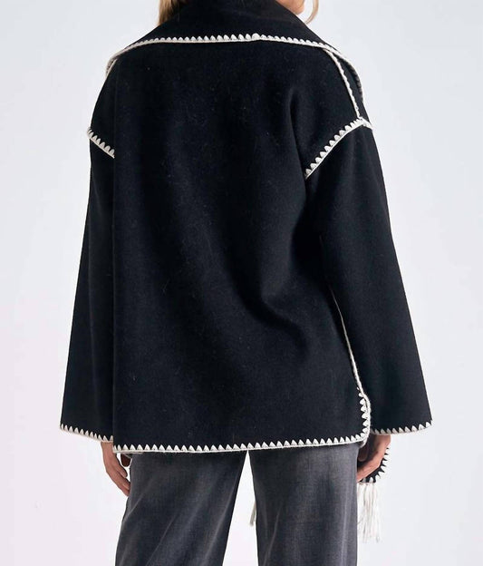 Elan - Jacket With Top Stitch