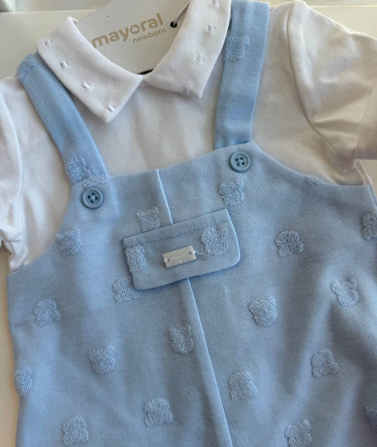 Mayoral - Baby's Overall With Hat Set