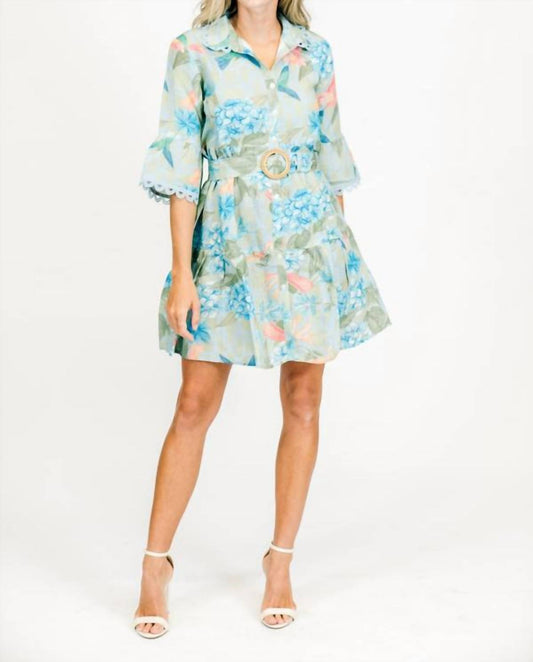 Marigold - Darcy Lotus Mini Dress