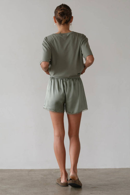 Donni. - Silk Lace Tap Short