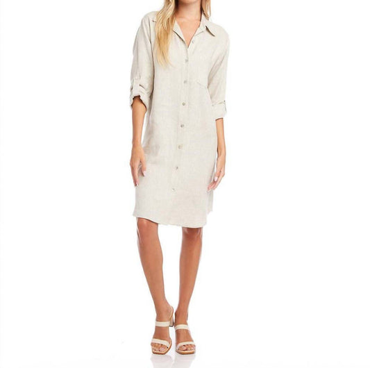 Karen Kane - Linen Shirtdress