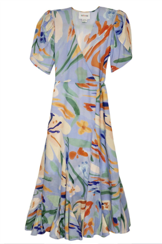 Izula Izula Wrap Dress Jaleo Celeste