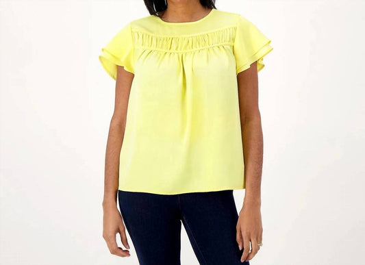 Candace Cameron Bure - Bure Top Ruffle Shirt