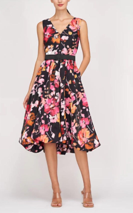Kay Unger - Floral midi dress