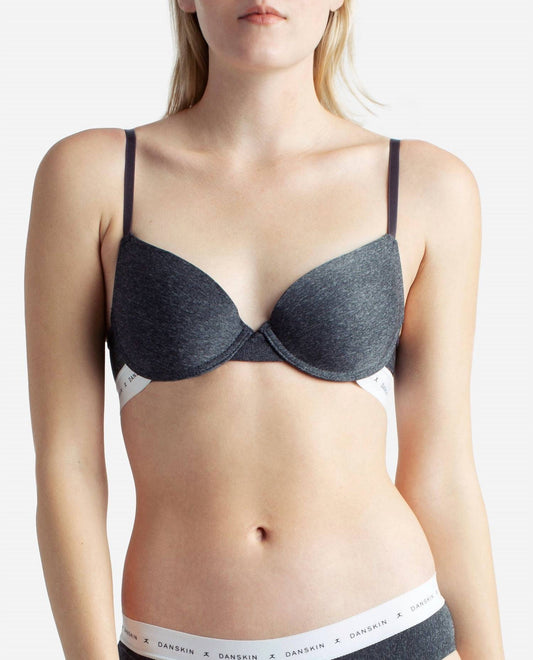 Danskin - 2-Pack Push Up Bra With Logo Elastic Band