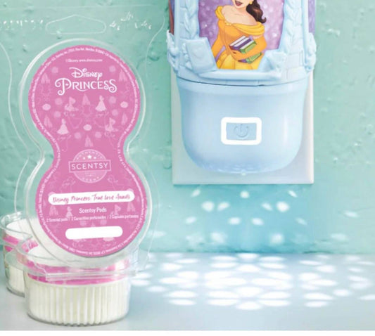 Scentsy - Disney Princess Belle Wall Fan Diffuser With Light