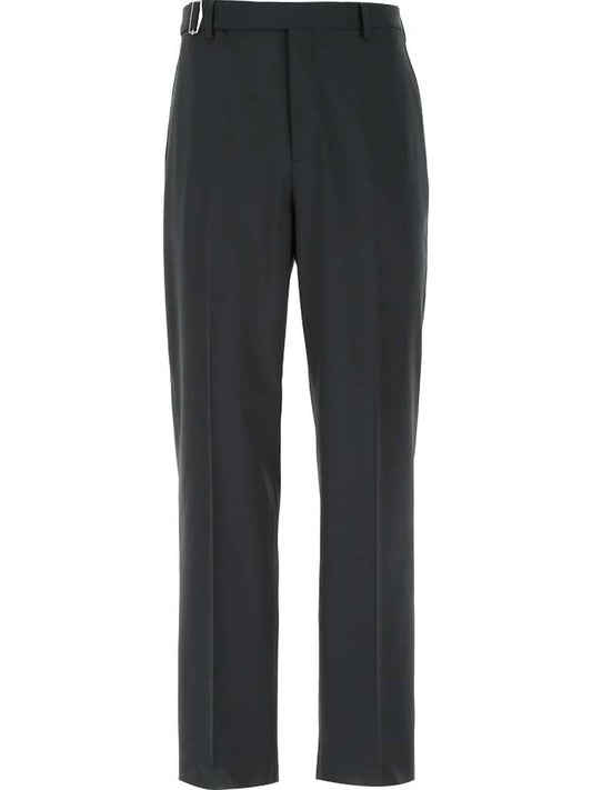 Valentino - Men's Belted Wool Blend Pants
