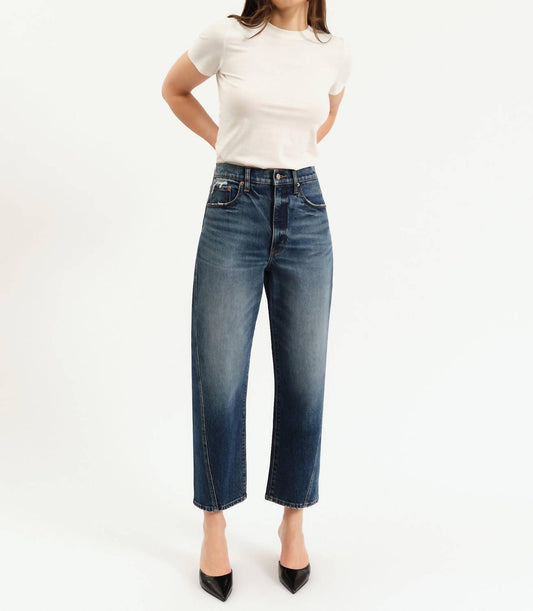 Daze - Westward High Rise Barrel Leg Jeans