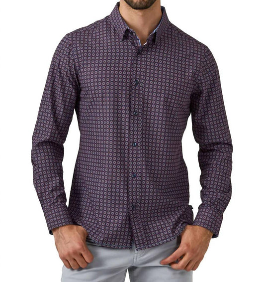 7Diamonds - Meknes Long Sleeve Patterned Shirt