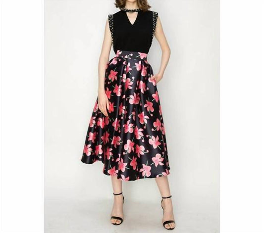 Ina Fashion - Emma Flared Midi Skirt