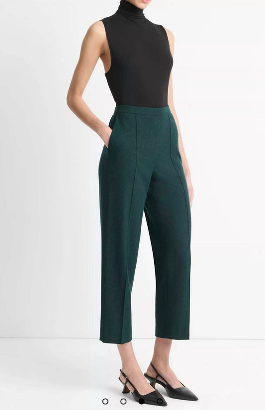 Vince - Italian Flannel Mid-Rise Easy Pull-On Pant