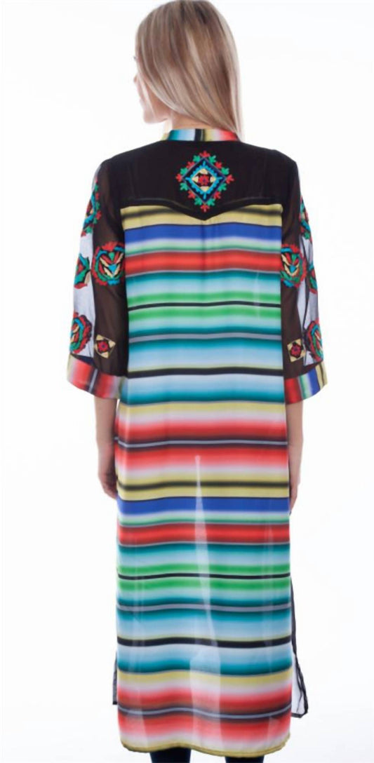 Scully - Embroidered Duster