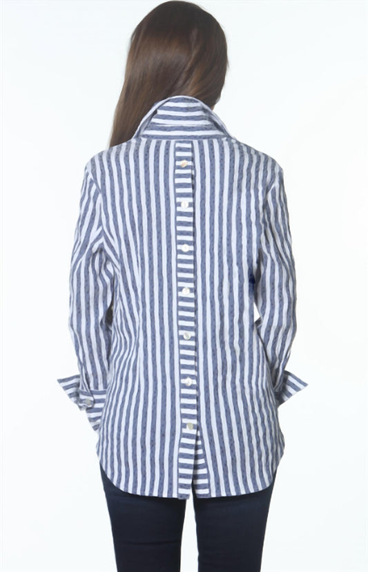 J'Envie/Eli - Back Button Blouse